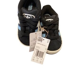 Adidas Originals Campus 00s EL I Kids Shoes Size 6K Black White Blue Brand New